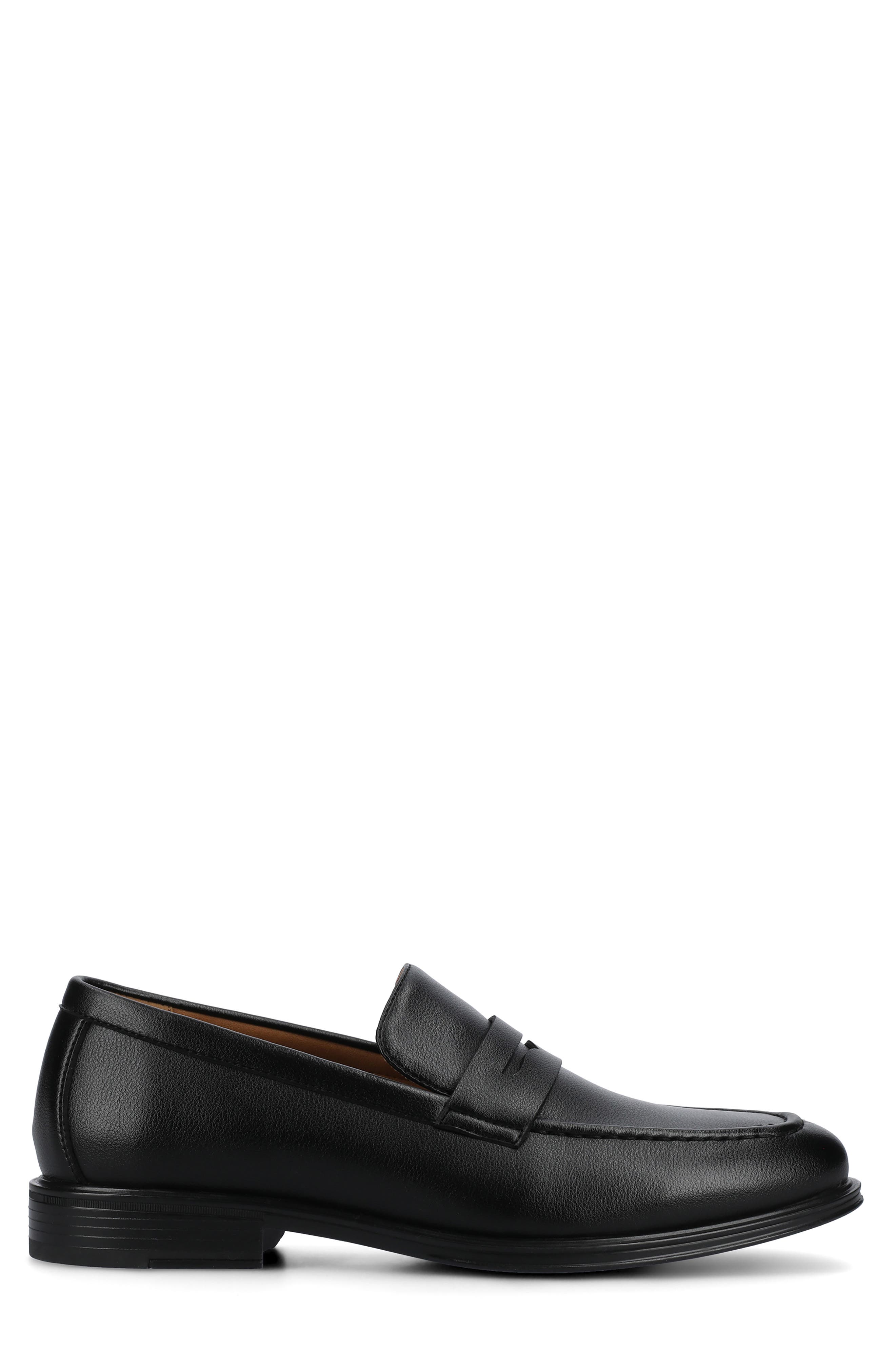 VANCE CO Phineas Penny Loafer, Alternate, color, Black
