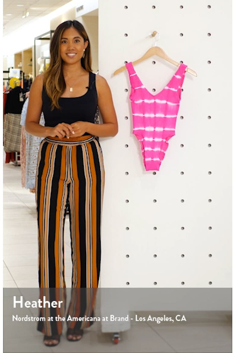 BOUND by Bond-Eye The Mara Ribbed One-Piece Swimsuit (Nordstrom Exclusive) video