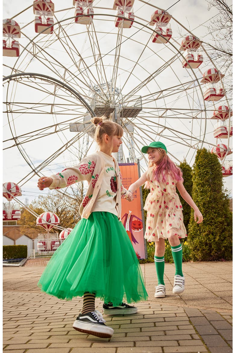 Kids' Johanna Tulle Dress, Alternate, color, OFF WHITE