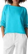 Eileen Fisher Bateau Neck Boxy Top