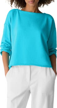 Eileen Fisher Bateau Neck Boxy Top