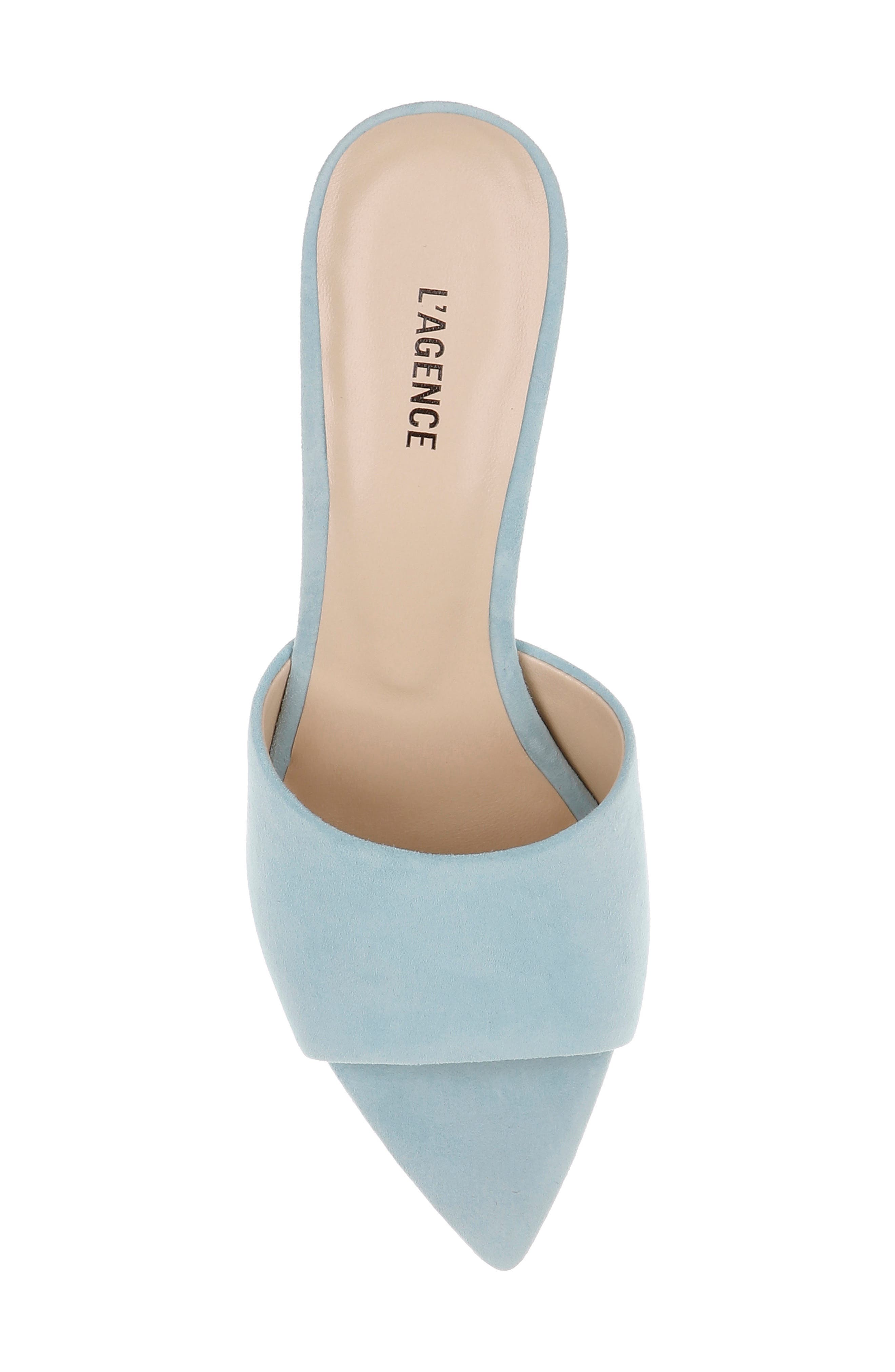 Lolita Pointed Toe Sandal, Alternate, color, PALE BLUE
