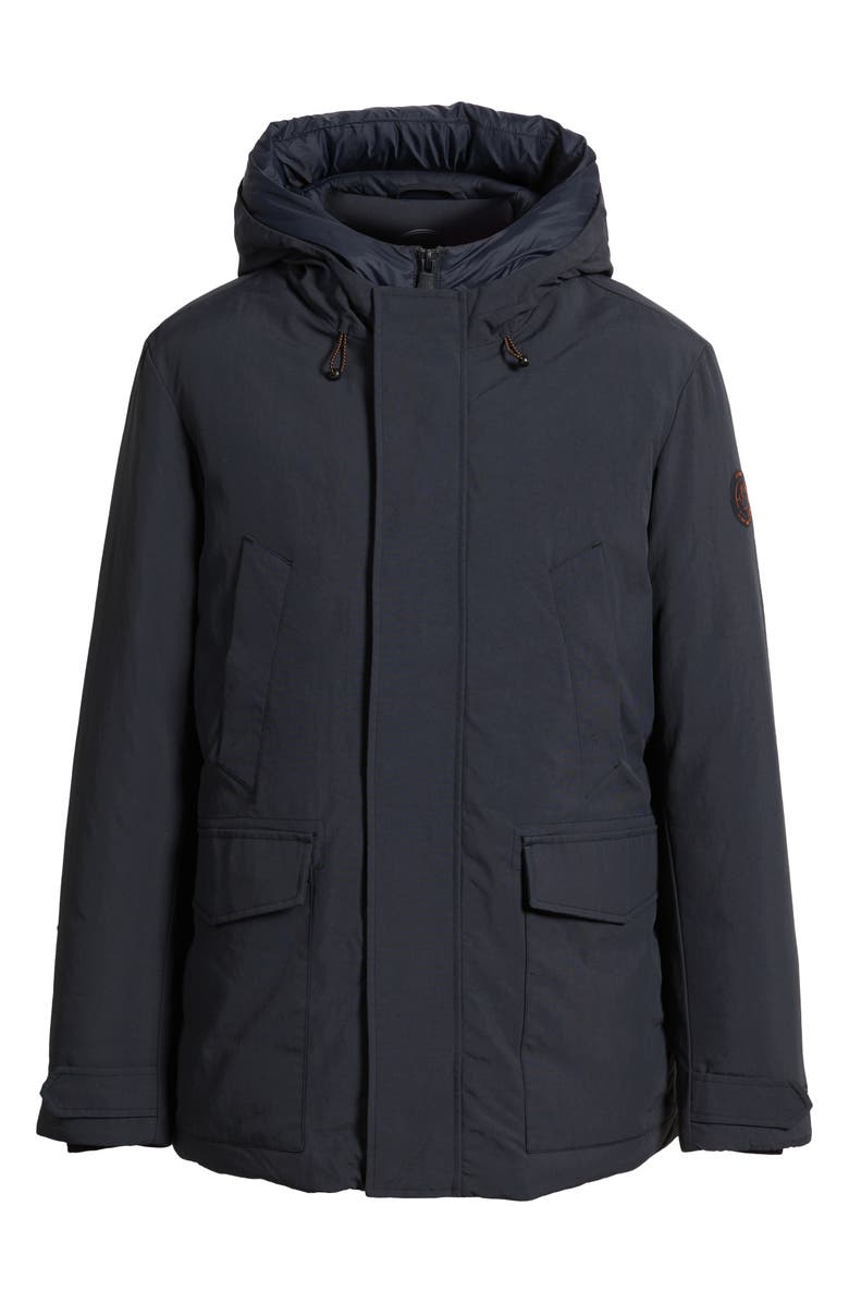 Save The Duck Forest Insulated Parka, Alternate, color, Blue Black