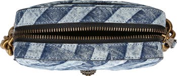Small Kensington Denim Camera Crossbody Bag