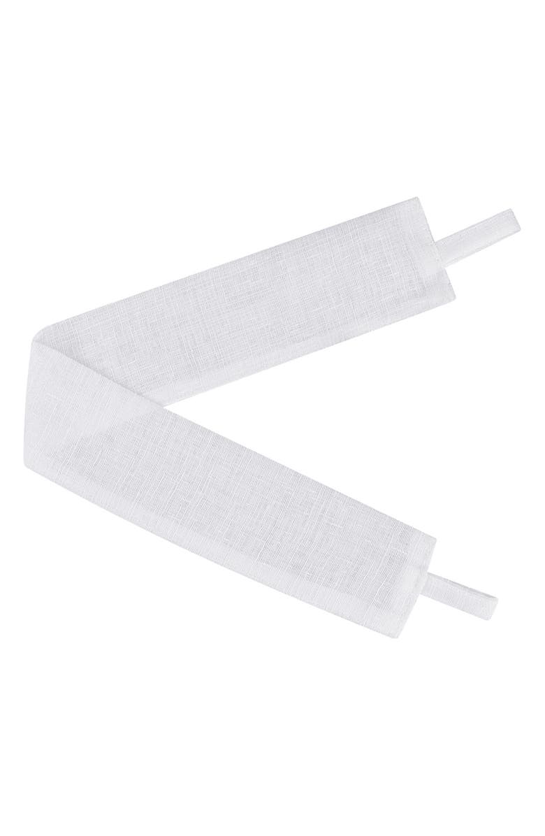 Lucky Brand Onyx Textured Sheer Set of 2 Curtain Panels, Alternate, color, White