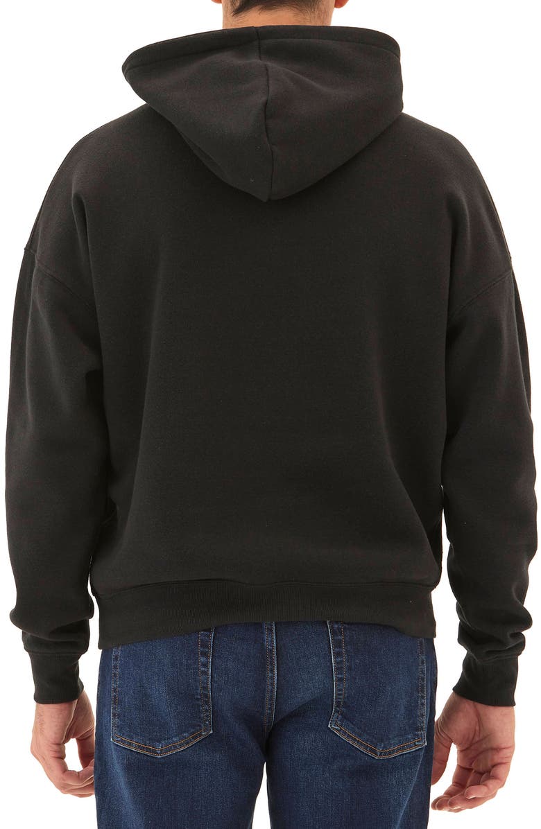 Threads 4 Thought Marcel Oversize Fleece Hoodie, Alternate, color, Black