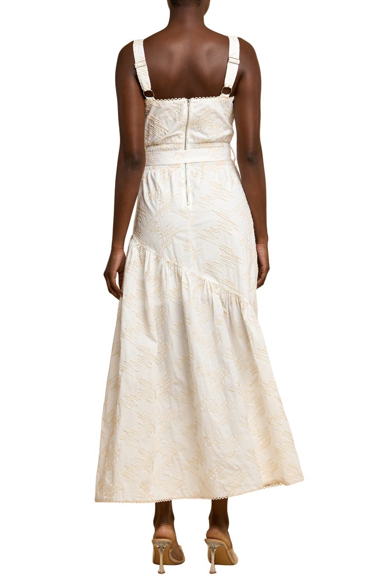 CIEBON Simala Belted High-Low Dress, Alternate, color, White