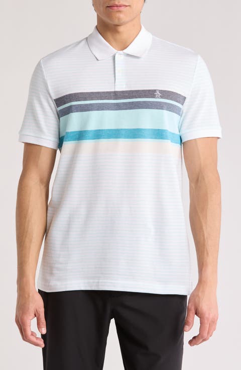 Chest Stripe Birdseye Piqué Polo