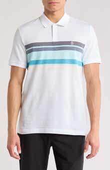 Original Penguin Chest Stripe Birdseye Piqué Polo