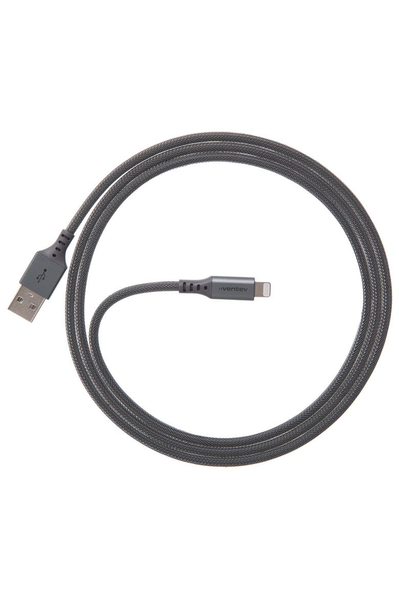 Alloy USB-A to Apple Lightning High Speed Ultradurable 4 Foot Cable, Main, color, Silver