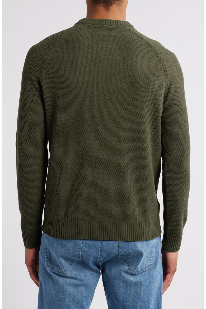 Shoreline Chenille Crewneck Sweater, Alternate, color, FOREST NIGHT