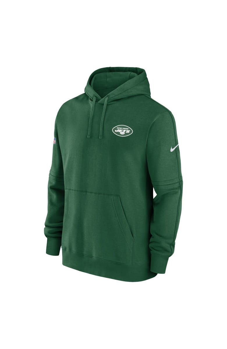 Nike Men's Nike Green New York Jets Sideline Club Fleece Pullover Hoodie, Alternate, color, Green