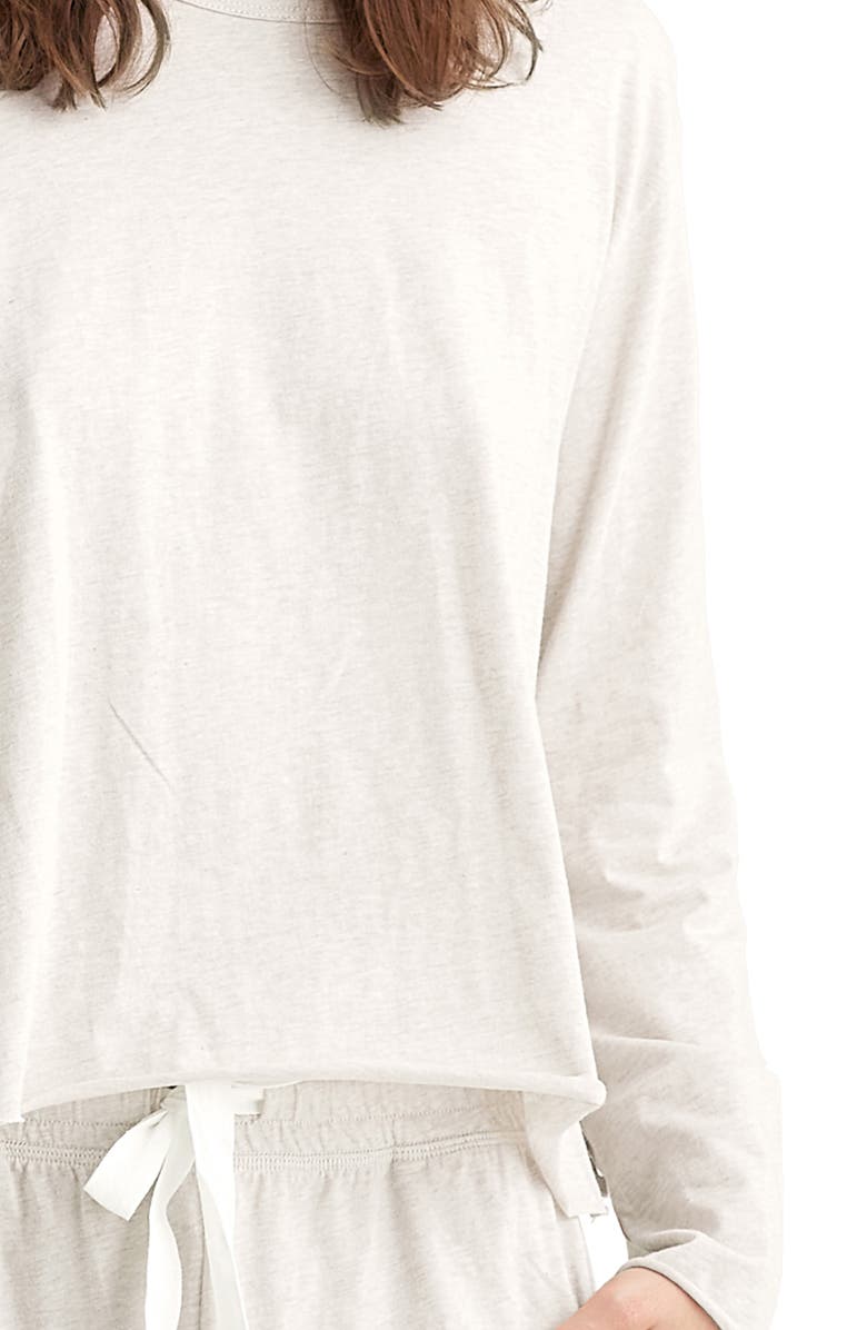 Papinelle Jada Long Sleeve Cotton Pajama Top, Alternate, color, 