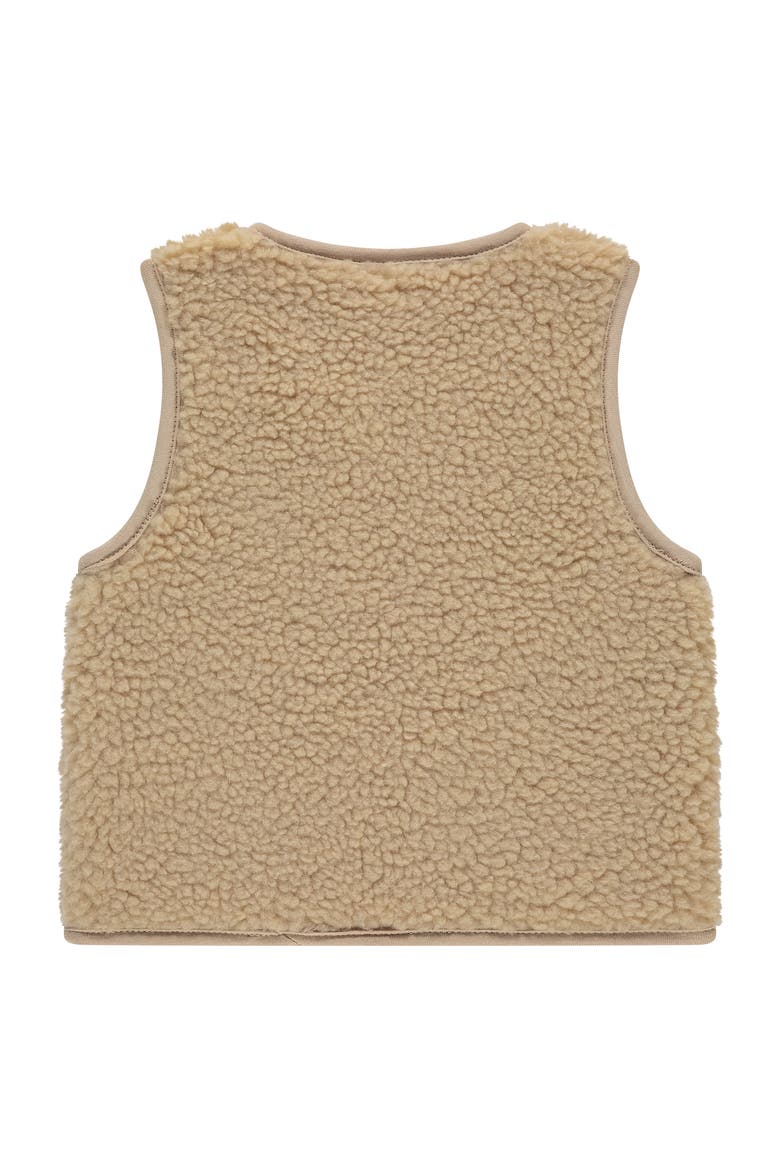 Soft Fleece Vest, Alternate, color, Nude