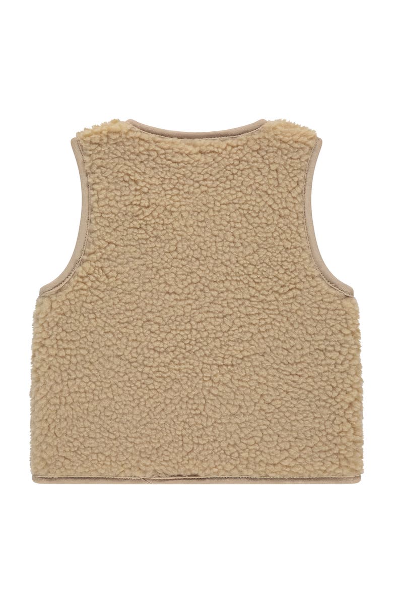 BABYFACE Soft Fleece Vest, Alternate, color, Nude