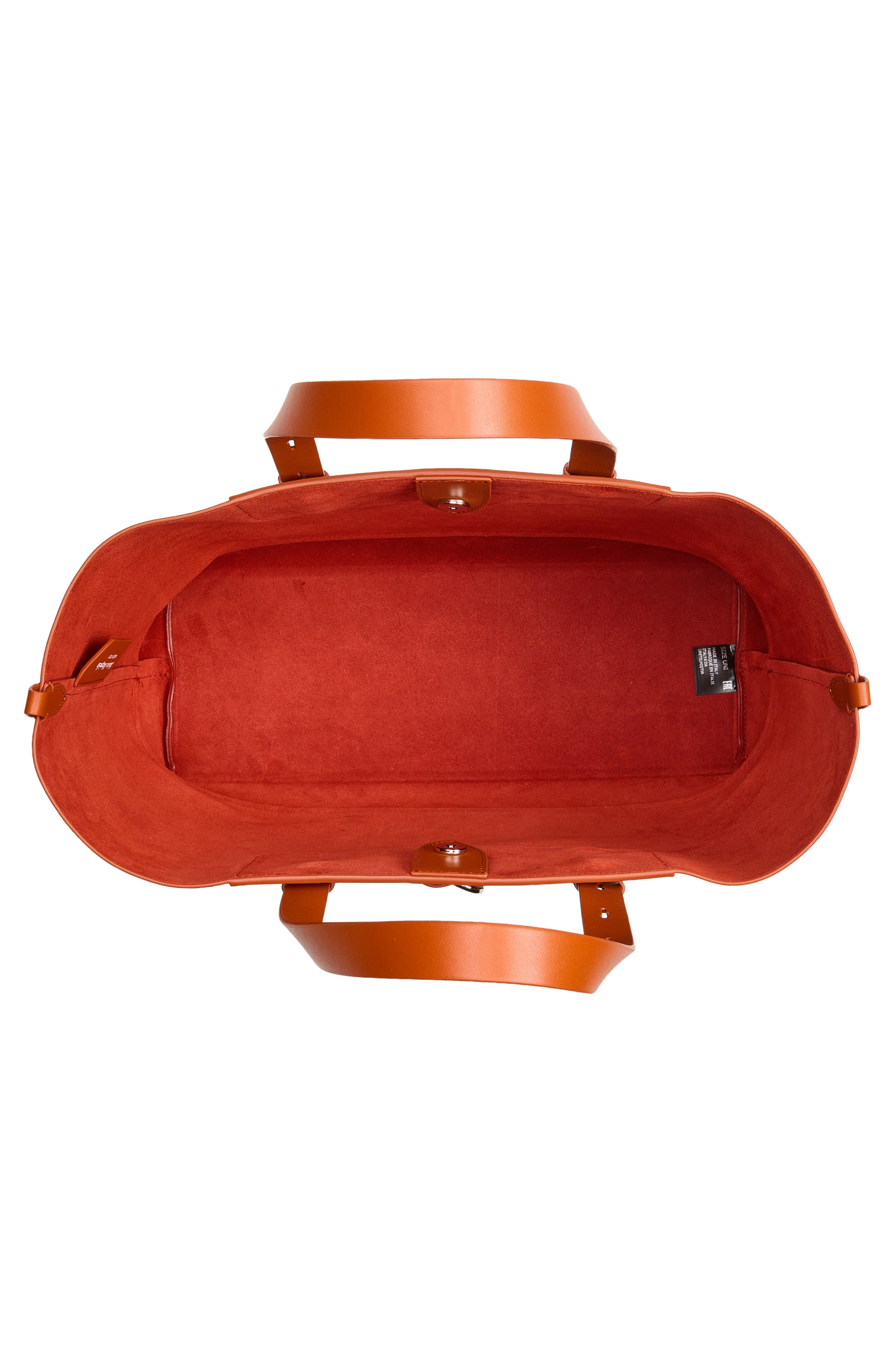 Medium Horizontal Shopper, Alternate, color, ORANGE/ ORANGE
