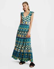 La DoubleJ Pimento Dress Placée Casareale Barre' Emerald
