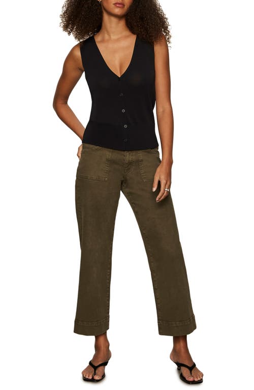 Sanctuary Button-up Vest In Black