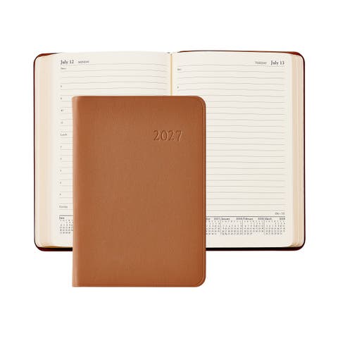 2027 Leather Daily Journal