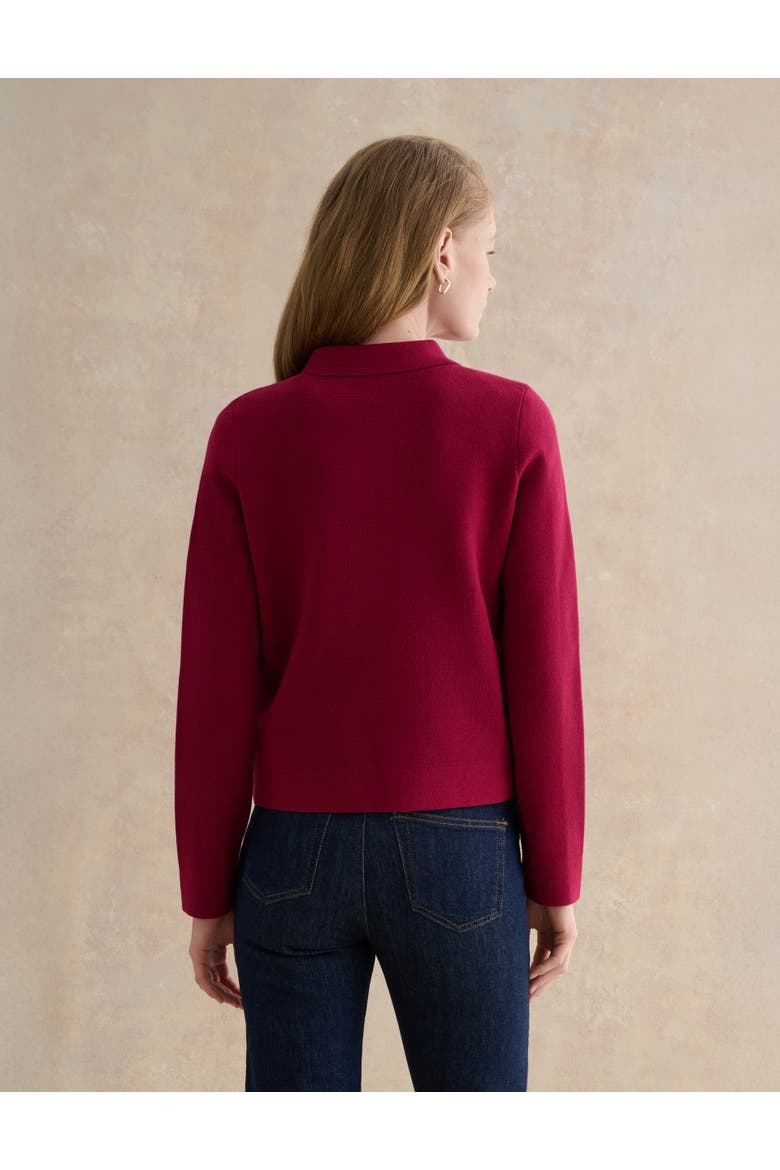 Mia Merino Wool Blend Knitted Cardigan, Alternate, color, Beetroot Pink