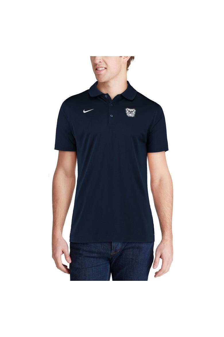 Men's Nike Navy Butler Bulldogs Varsity Performance Polo, Alternate, color, Navy