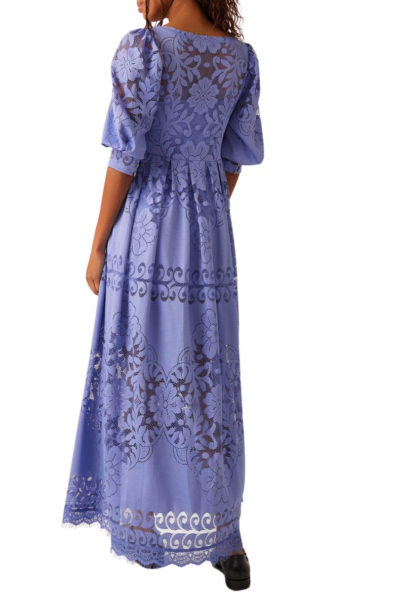 Free People Shadow Dance Lace Detail Maxi Dress, Alternate, color,