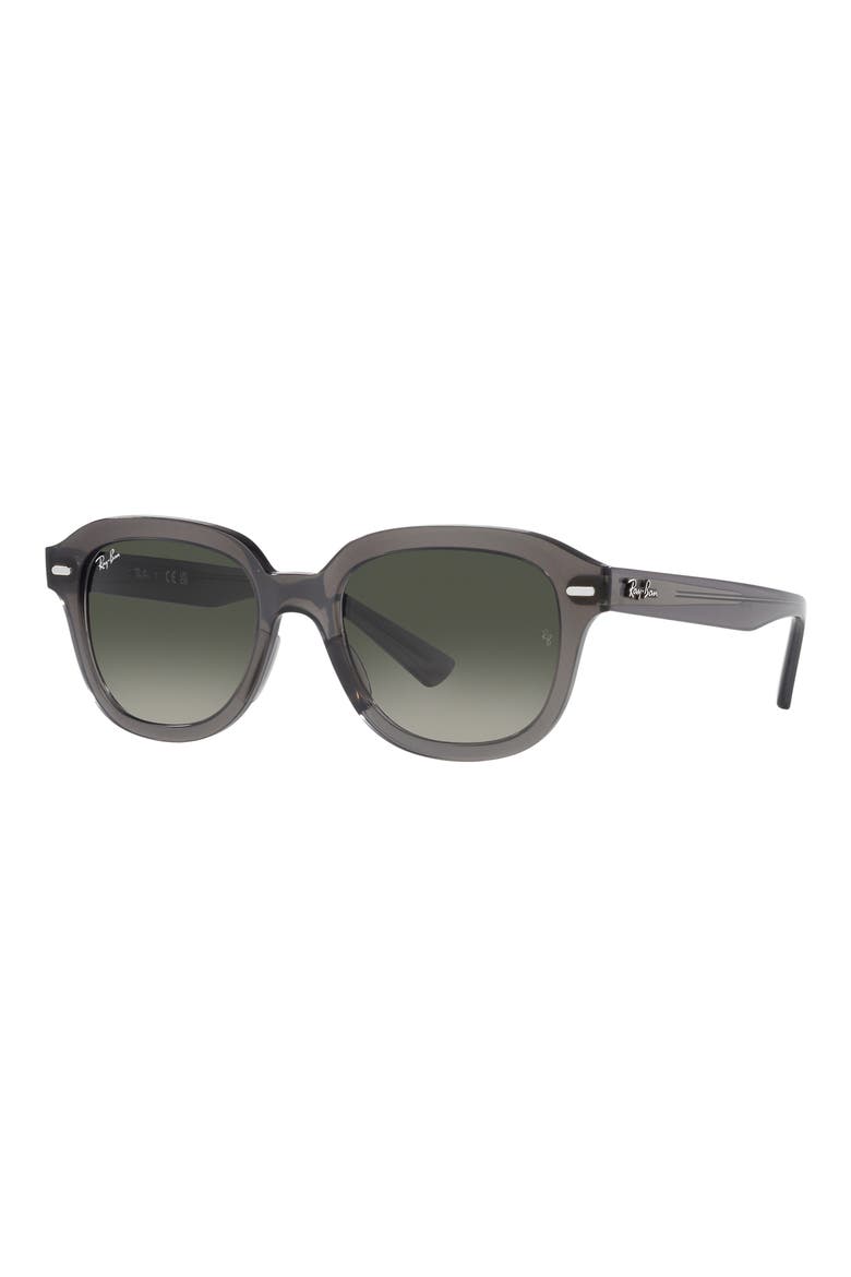 Erik 53mm Gradient Square Sunglasses, Alternate, color, GRAD GREY
