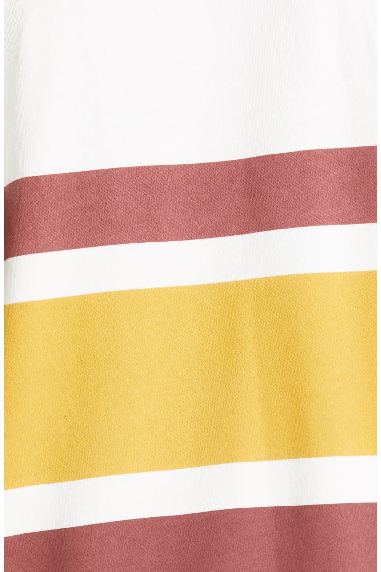 Meyoan Logo Stripe Sweatshirt, Alternate, color, BURGUNDY