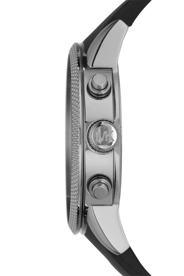 Michael Kors 'Scout' Chronograph Watch, 43mm, Alternate, color, BLACK
