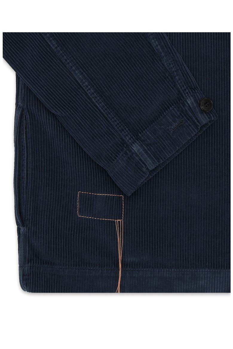 Solomon Corduroy Overshirt, Alternate, color, Navy Blue