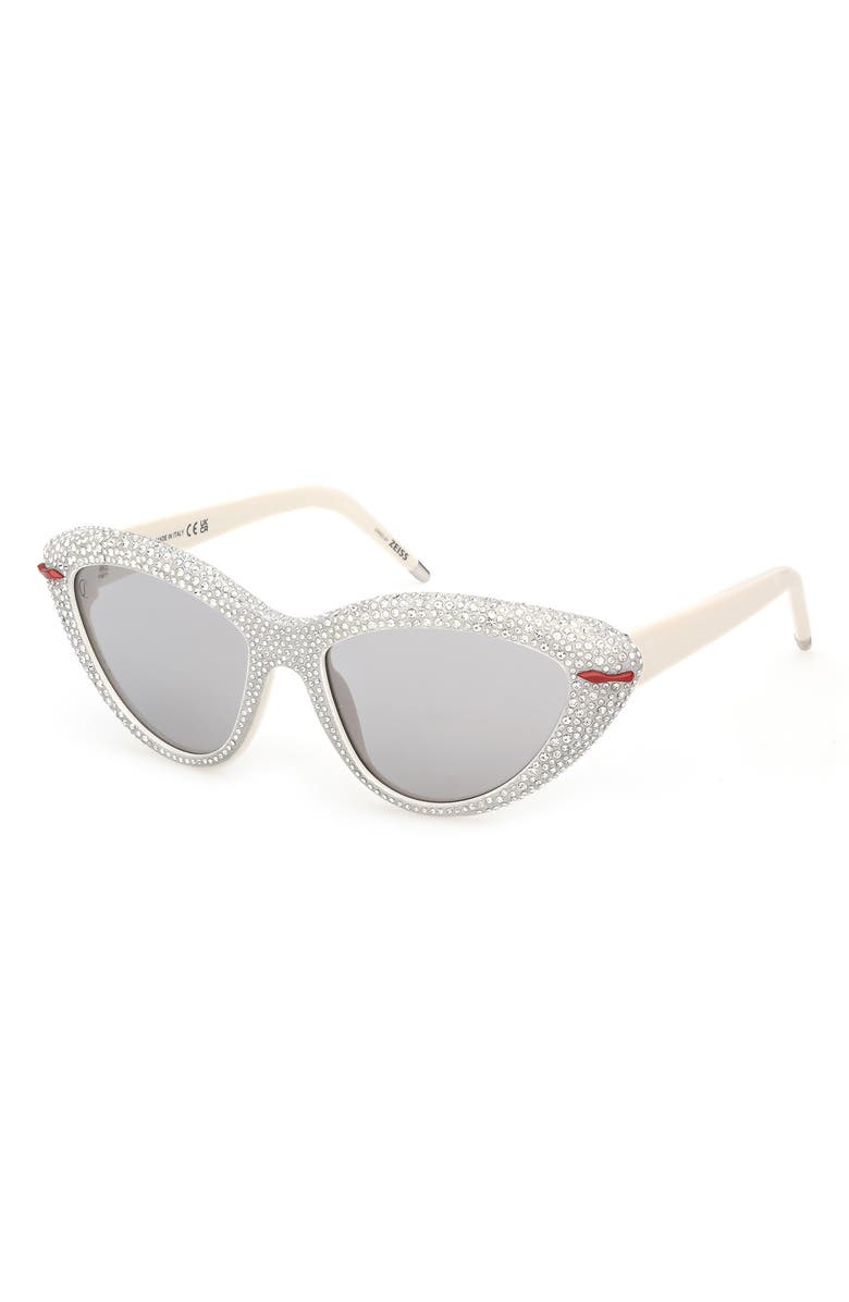 Christian Louboutin 56mm Cat Eye Sunglasses, Alternate, color,