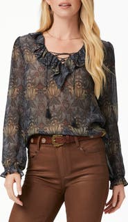 PAIGE Ilara Silk Top