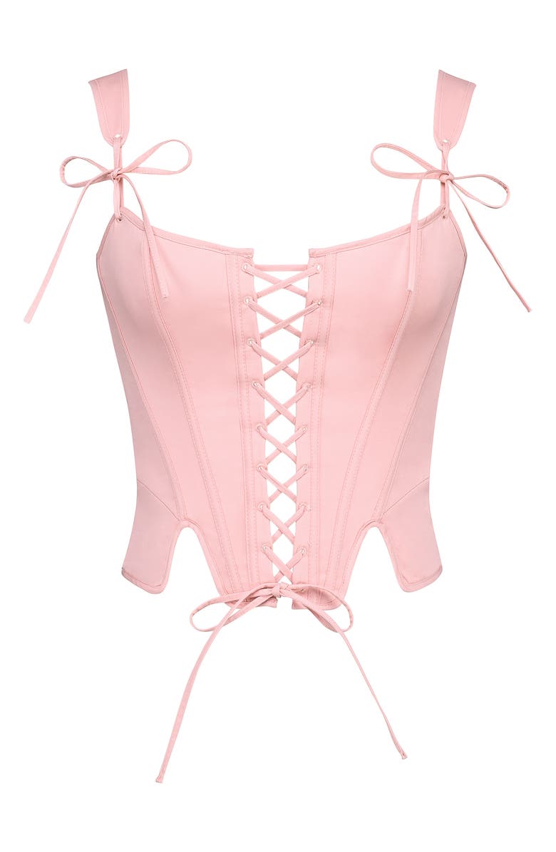 Callie Lace-Up Front Corset Top