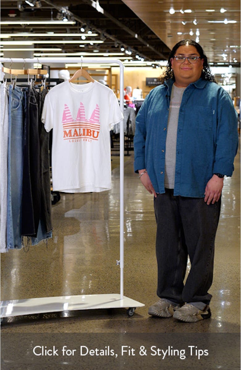 Malibu Locals Only Cotton Graphic T-Shirt, sales video thumbnail