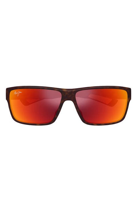 58mm Hawaii Lava Uila AF 58mm Polarized Square Sunglasses