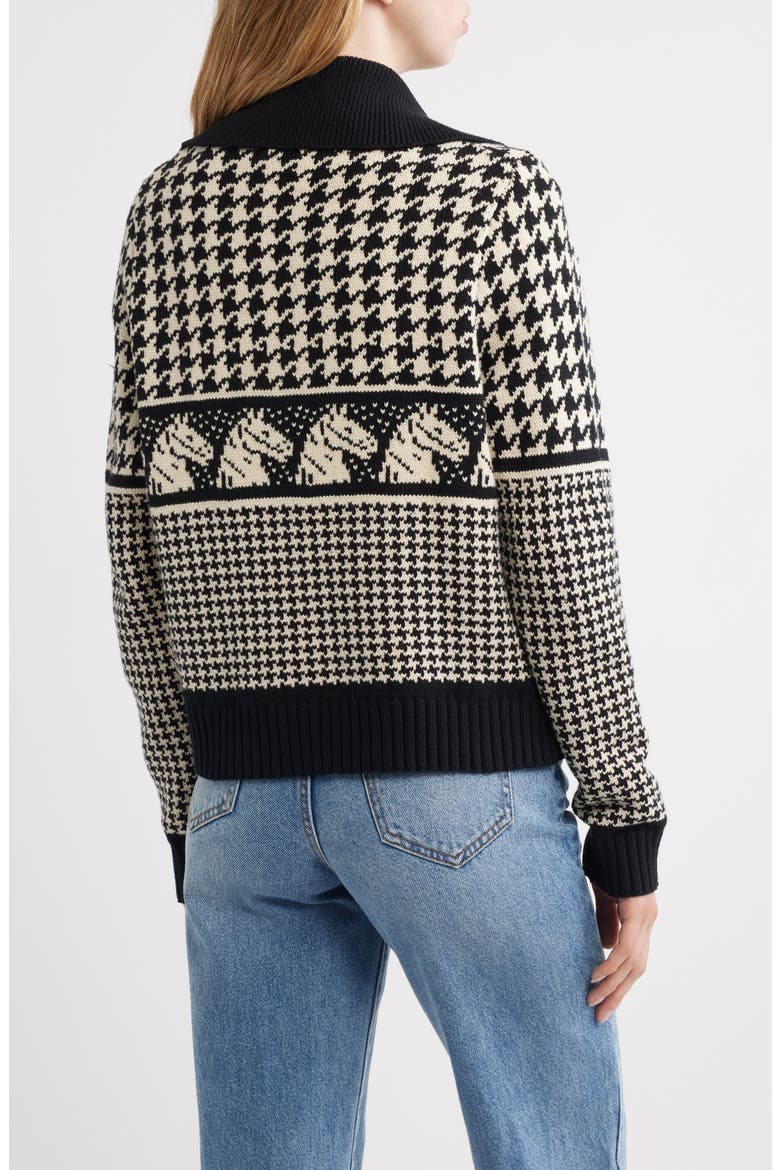 Pony Cardigan, Alternate, color, BLACK