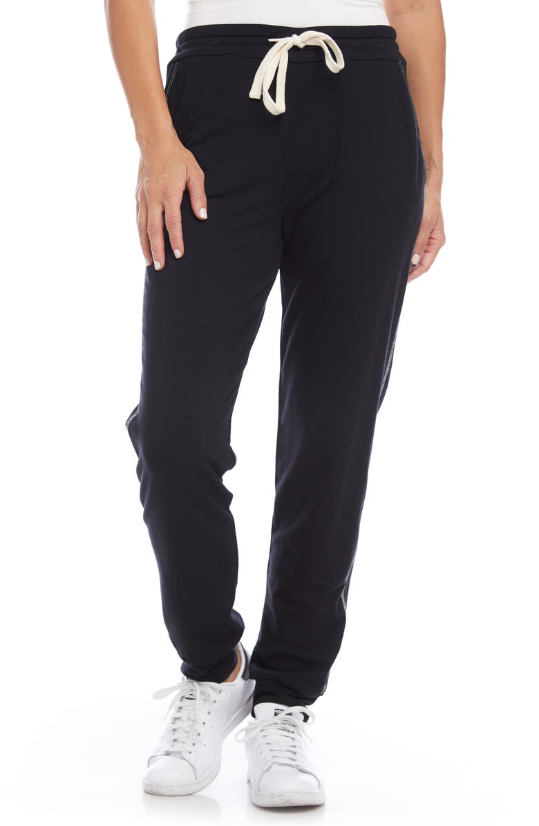 Karen Kane Contrast Stitch Sweatpants, Main, color, 