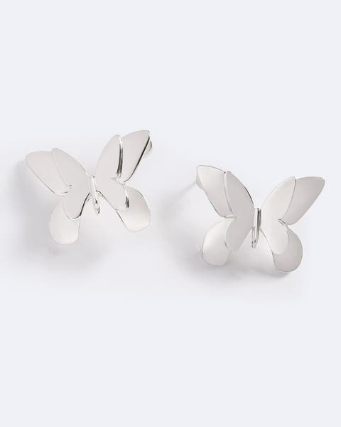 Floating Butterfly Studs