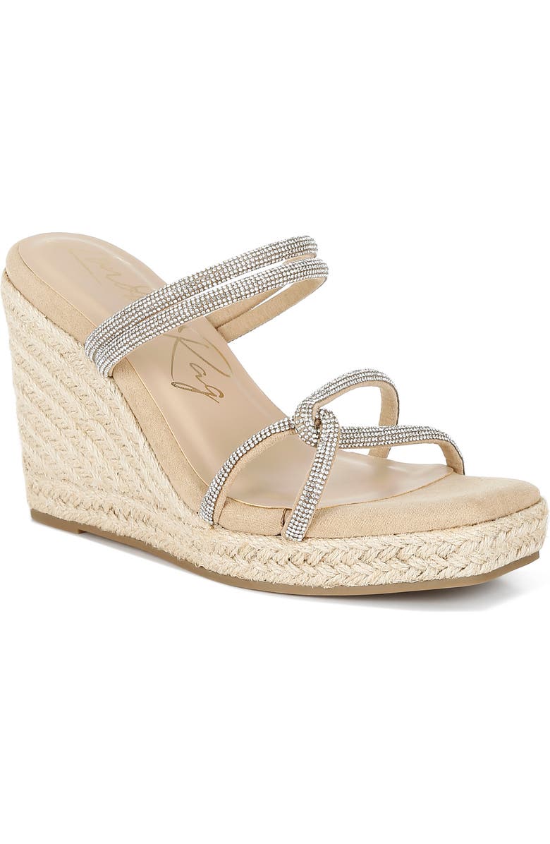 LONDON RAG Enocha Espadrille Wedge Sandal, Main, color,