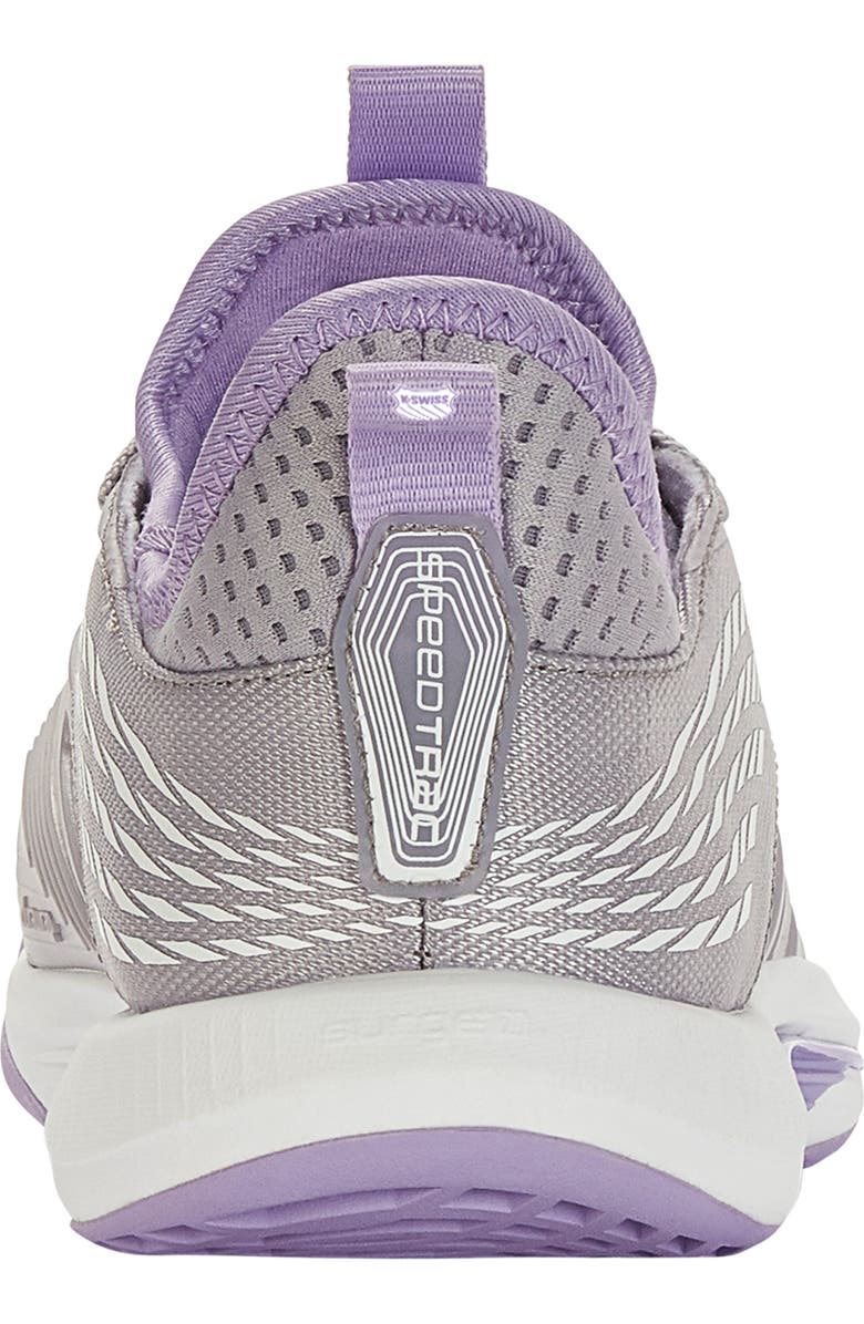K-Swiss SpeedTrac Sneaker, Alternate, color, Rain/ White/ Purple