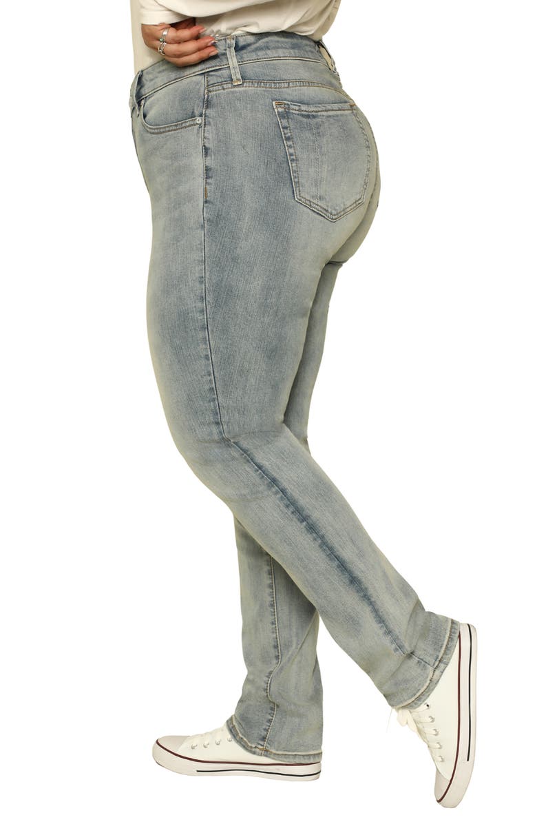 SLINK Jeans High Waist Straight Leg Jeans, Alternate, color,