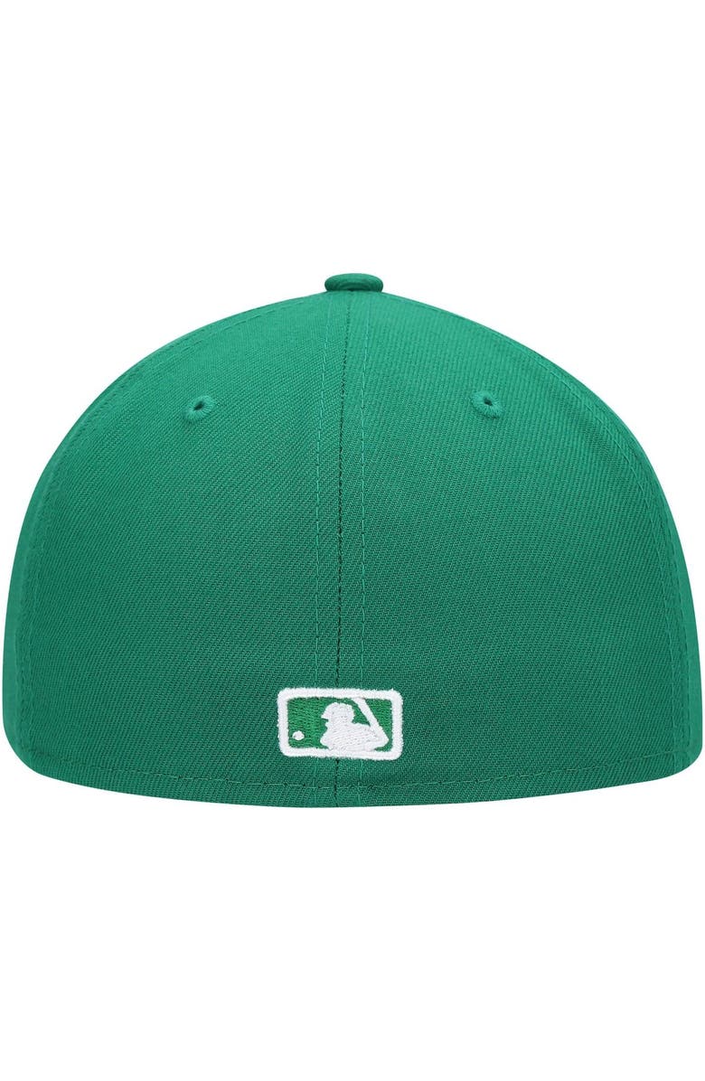 New Era Men's New Era Kelly Green Los Angeles Dodgers White Logo 59FIFTY Fitted Hat, Alternate, color,