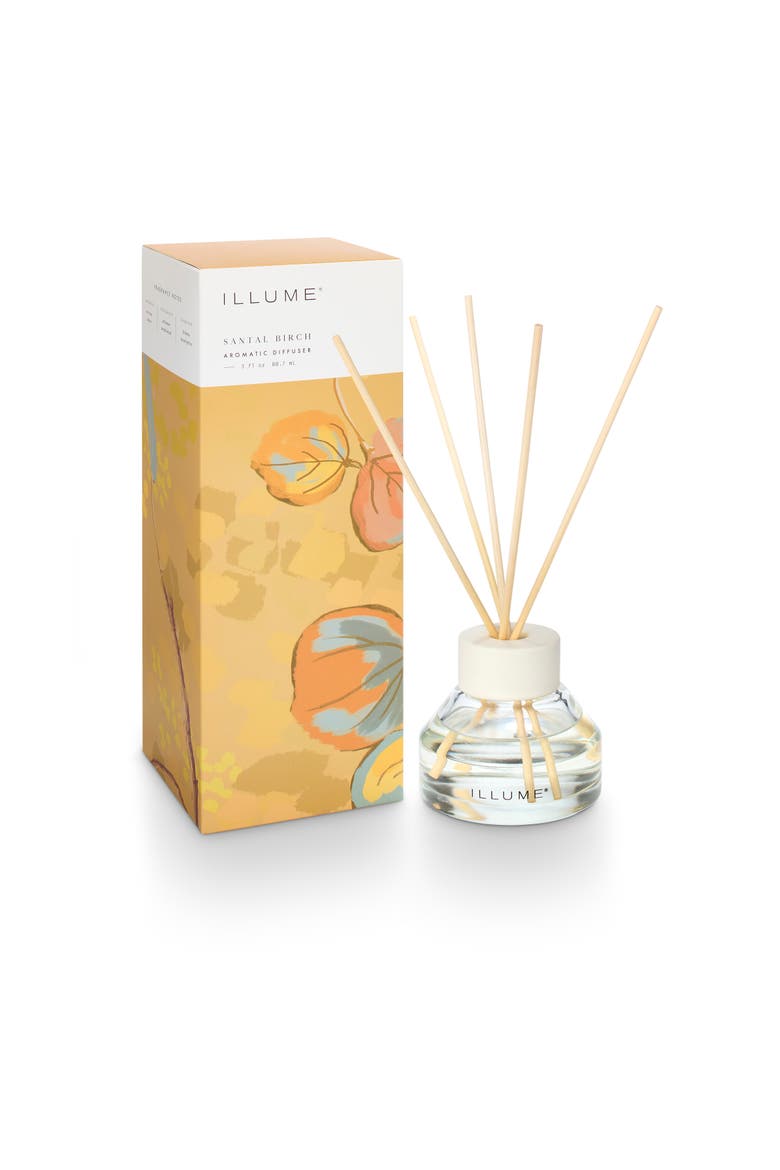 Beautifully Done Santal Birch Aromatic Diffuser, Main, color, Mustard