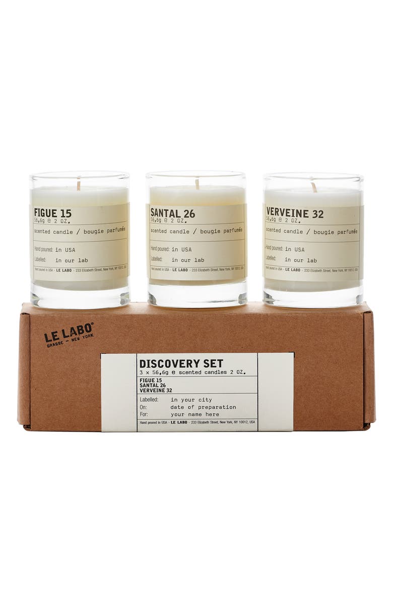 Le Labo Candle Discovery Set, Main, color,