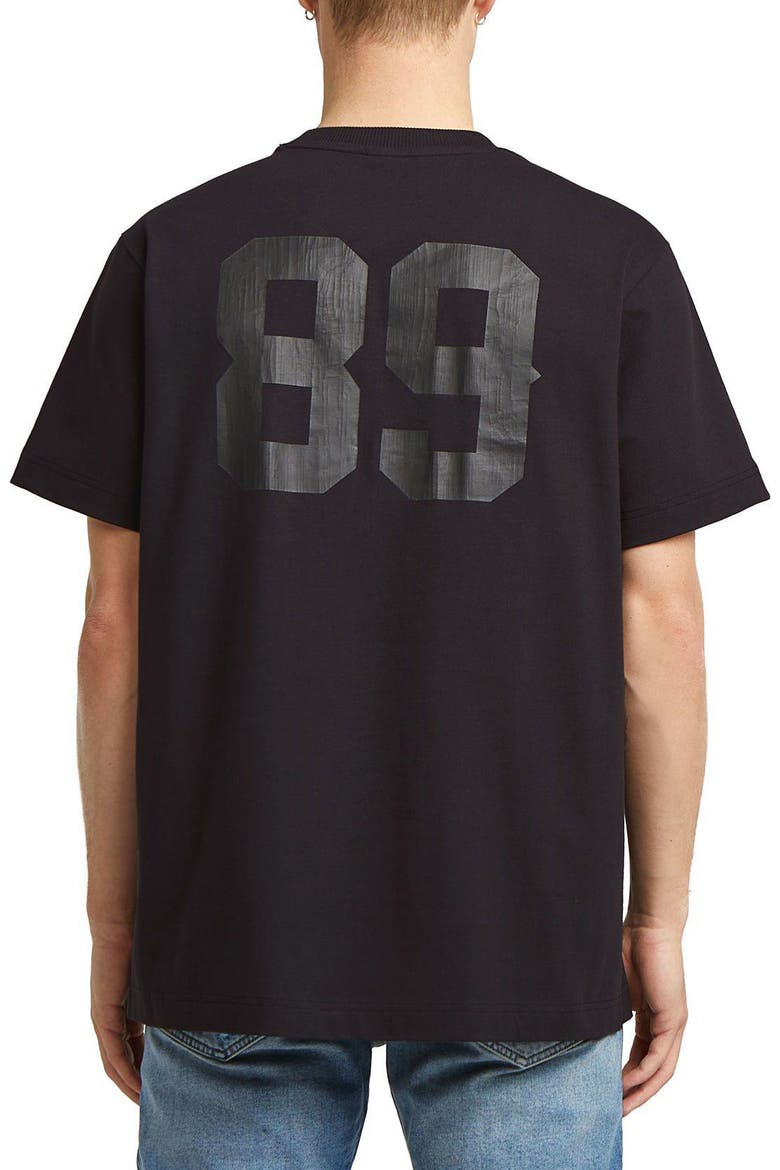 89 Organic Cotton Graphic T-Shirt, Alternate, color, DARK BLACK