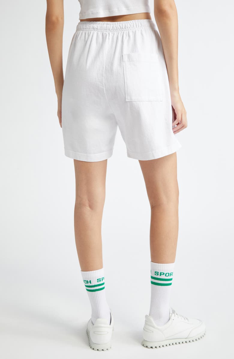 Sporty & Rich Wellness Club Cotton Sweat Shorts, Alternate, color, 