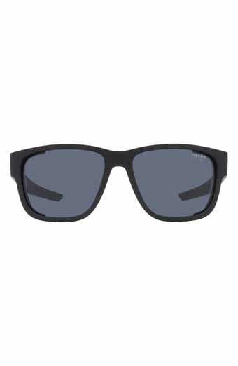 PRADA SPORT 58mm Polarized Rectangular Sunglasses | Nordstrom PRADA SPORT 58mm Polarized Rectangular Sunglasses | Nordstrom