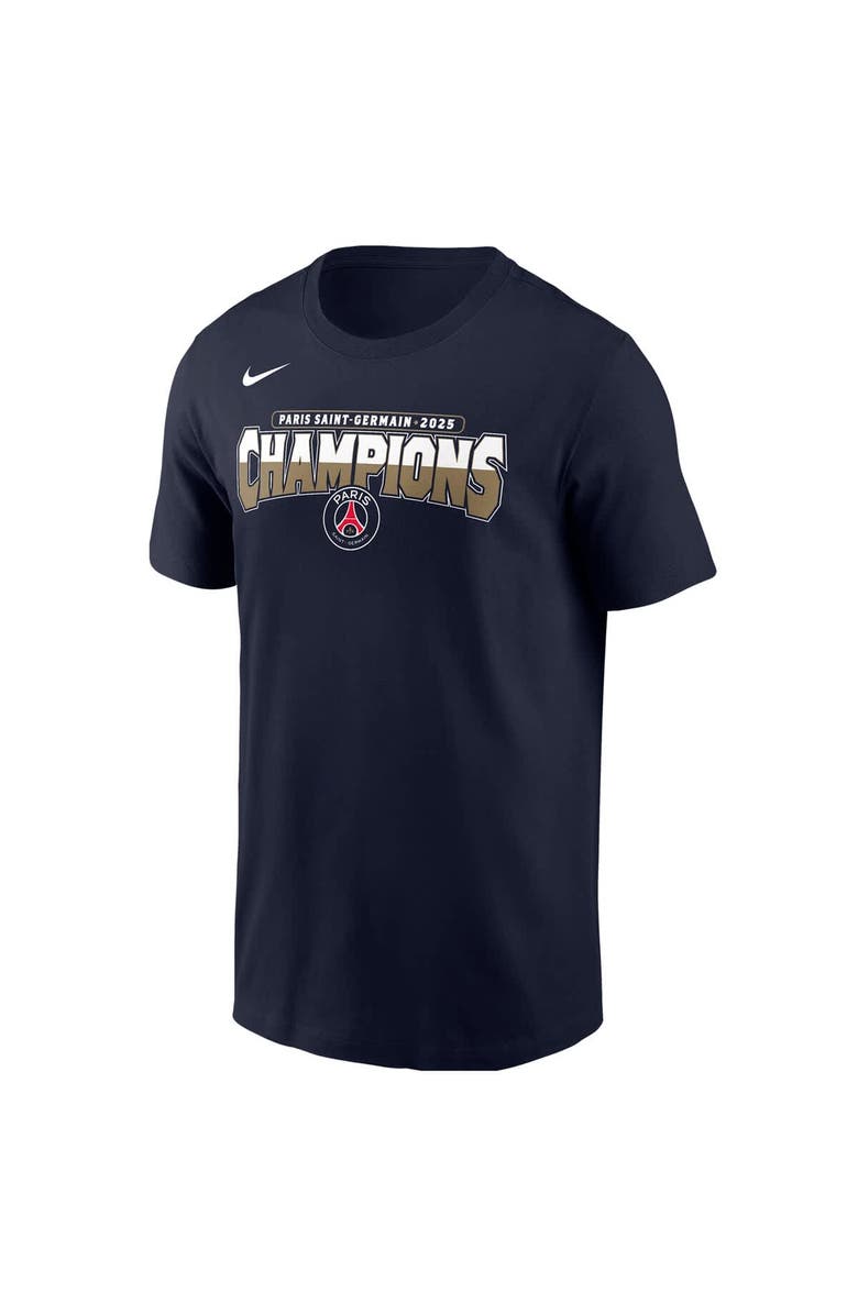 Nike Men's Nike Navy Paris Saint-Germain 2025 Champions League Winners Core T-Shirt, Alternate, color, Navy