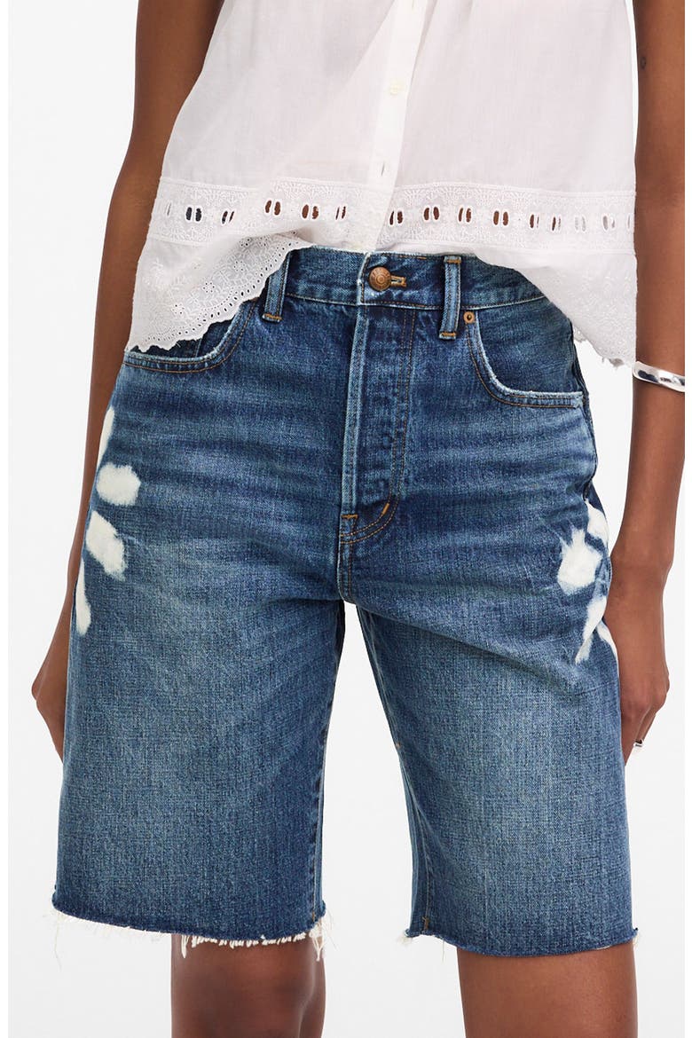 Madewell Essex Long Baggy Shorts (Women) | Nordstrom