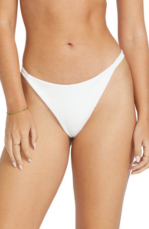 Billabong Salt & Sol Maya Bikini Bottoms In Salt Crystal